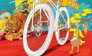 Colour The Journey Of A Bicycle Exploring A World Without It's Rider