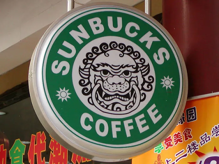 Coffee shop sign ‘SUNBUCKS’