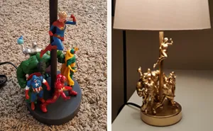 How To Make An Epic DIY Lamp From Cheap Action Figures