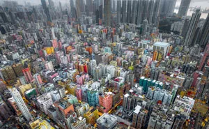 Drone Photos Reveal The Incredible Density Of High-Rises In Hong Kong