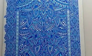 Draw A Poker With Two Ball Pens