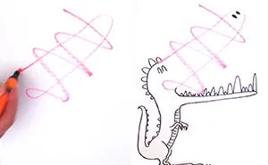 I Complete People’s Scribbles By Turning Them Into Animal Drawings