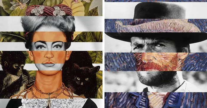 I Mash Up Famous Paintings And Classic Hollywood Stars