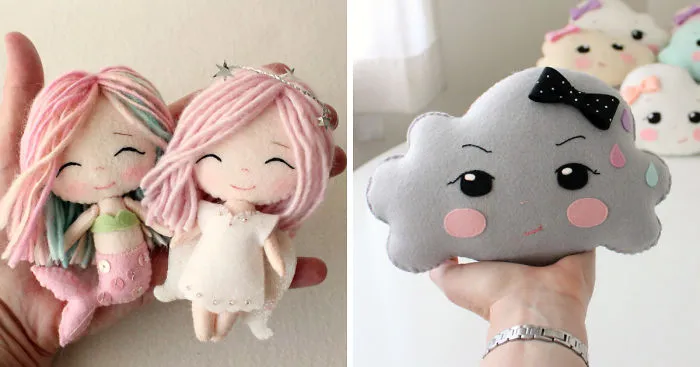 Artist Creates Cute DIY Dolls And Sells Their Patterns So You Could Make One Too