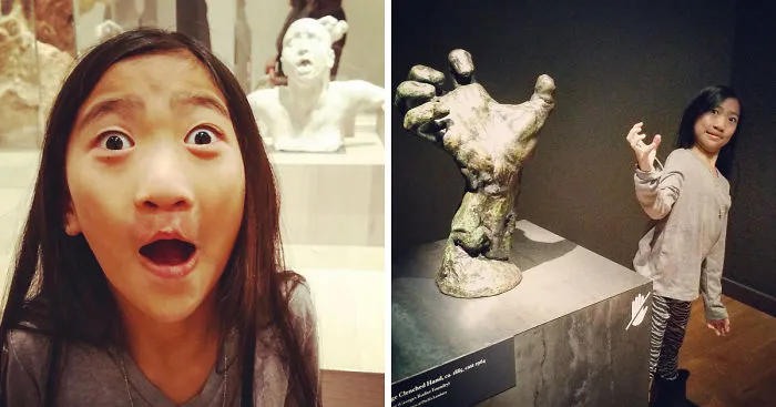 My Daughter Imitates Art That She Sees In Museums We Visit
