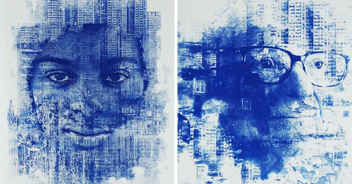 Faces Of Urban Decay: I Illustrate The Symbiosis Between The Urban And The Human