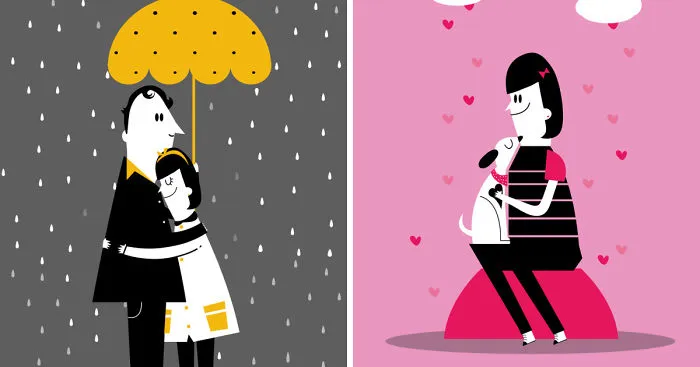 I Made Animated GIFS Of Situations That Make Me Think About Love