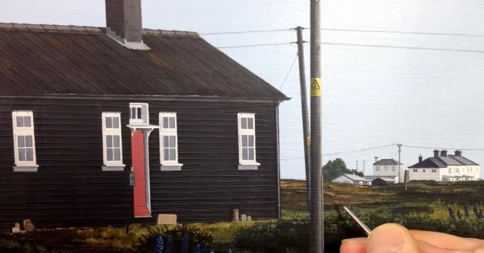 I Spent 350 Hours Painting Every Blade Of Grass And Over 14,000 Pebbles In My Latest Painting