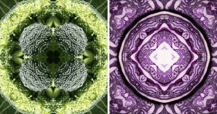 I Make Mandalas From Vegetables