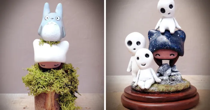 My Latest Series Of Sculptures Show The Beauty Of Miyazaki's World