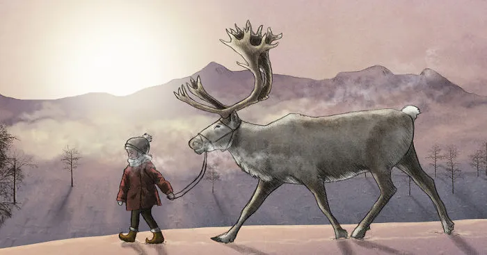 I Draw My Daugther Befriending The Wild In Her Imaginary World