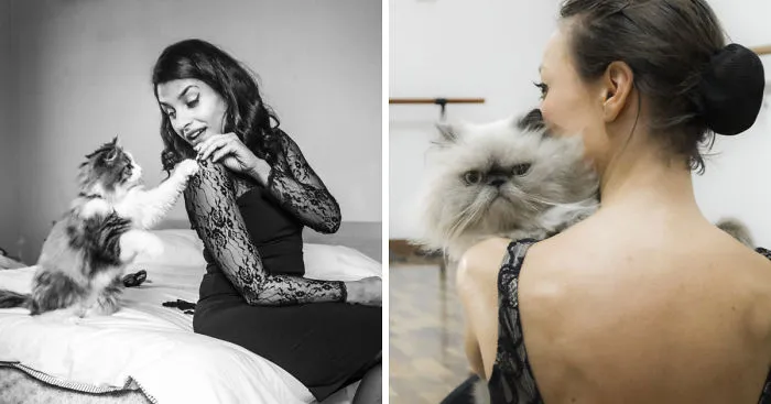 I Capture The Relationship Between Cats And The People They Live With