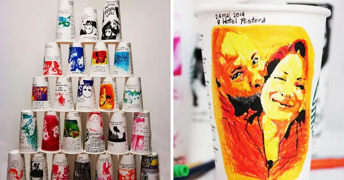 Our Love Story On Starbucks Cups