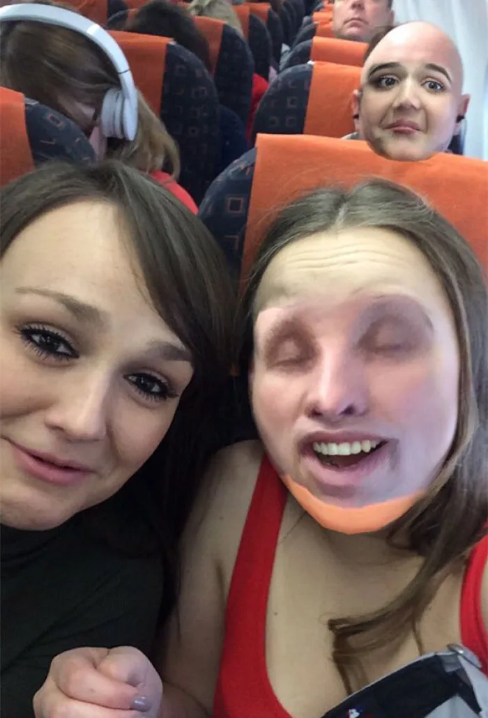 Me And My Sister Were Trying To Do Face Swap And This Happened