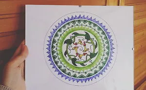 I Draw Mandalas To Be Balanced