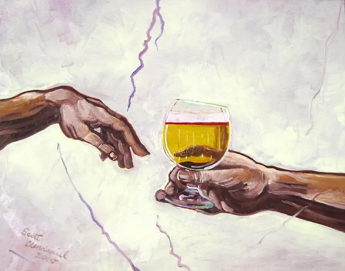 Inspired By Michelangelo's Sistine Chapel Ceiling Mural. I Call This God's Gift