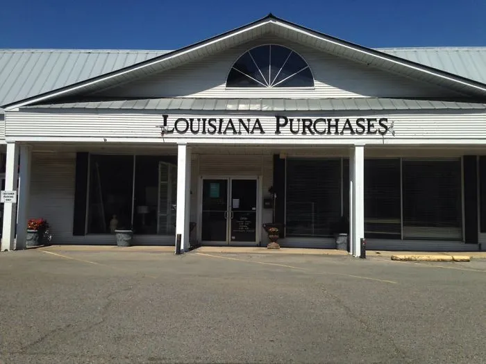 Shop sign ‘Louisiana Purchases’