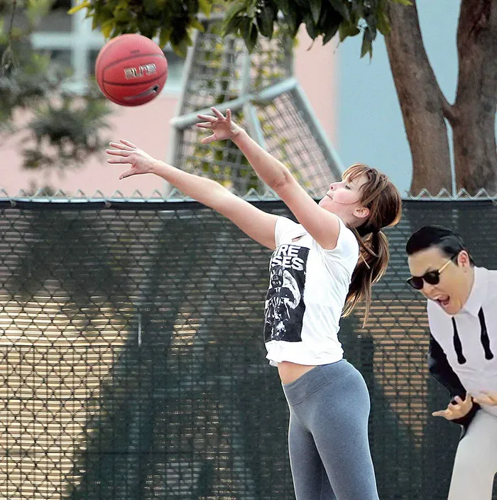 Jennifer Lawrence Plays Basketball And The Photoshop Games Begin (29 pics)