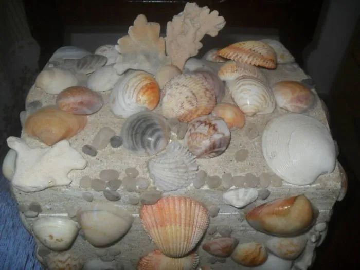 Jewelry Box Made From Recovered Beach Materials