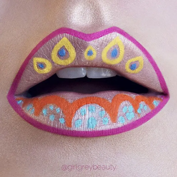 Makeup Artist Turns Her Lips Into Stunning Works Of Art (33 Pics)