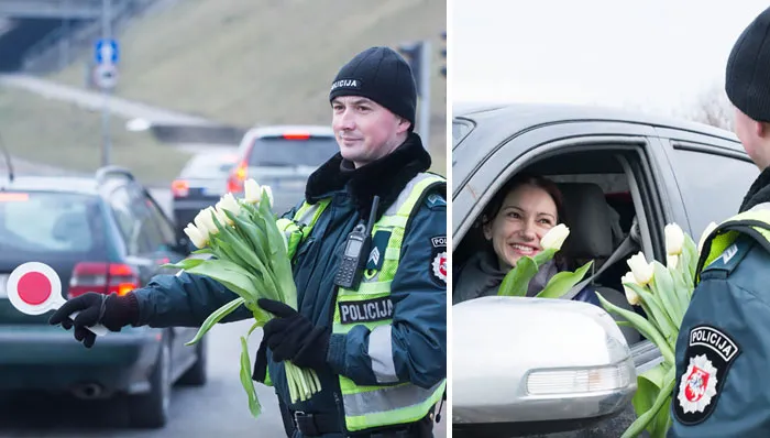 What Lithuanian Police Officers Do On International Women's Day