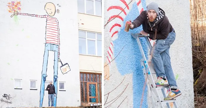 I Painted A Mural On A Soon To Be Demolished School To Honour Everyone Who Went There