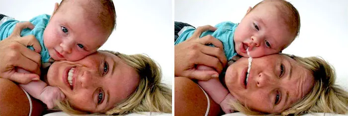 When The Joy You Waited 9 Months To Meet… Throws Up In Your Mouth A Little