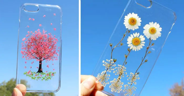 Real Flower Mobile Phone Cases To Celebrate Spring