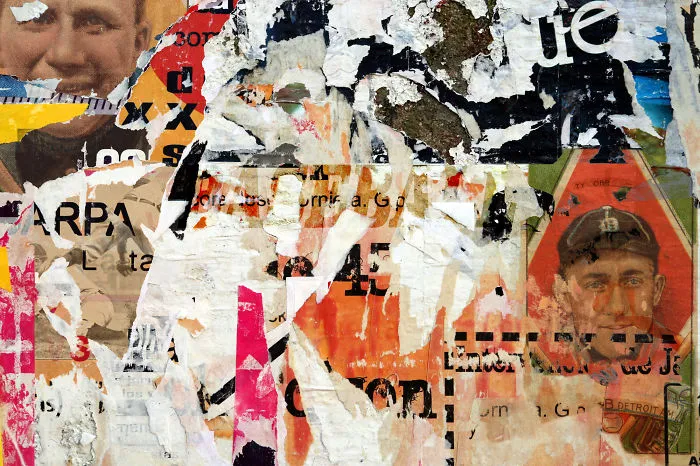 Vintage Baseball + Torn Posters