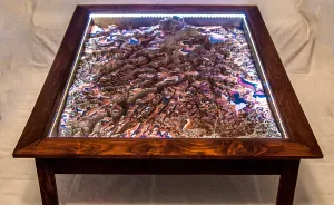 I Made An Intricate Topography Table Based On Canyonlands National Park