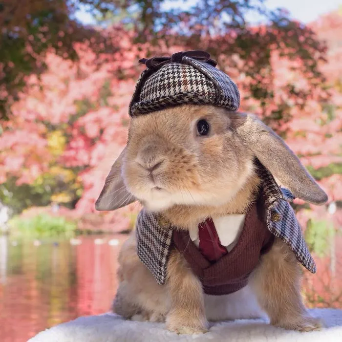 Meet PuiPui, The World's Most Stylish Bunny (34 Pics)