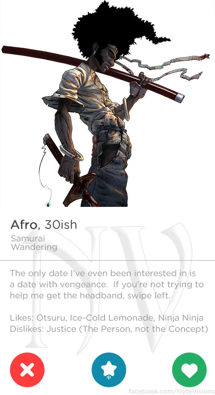 If Anime Characters Were On Tinder
