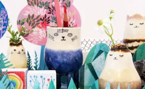 I Create Colourful Illustrations With Ceramics