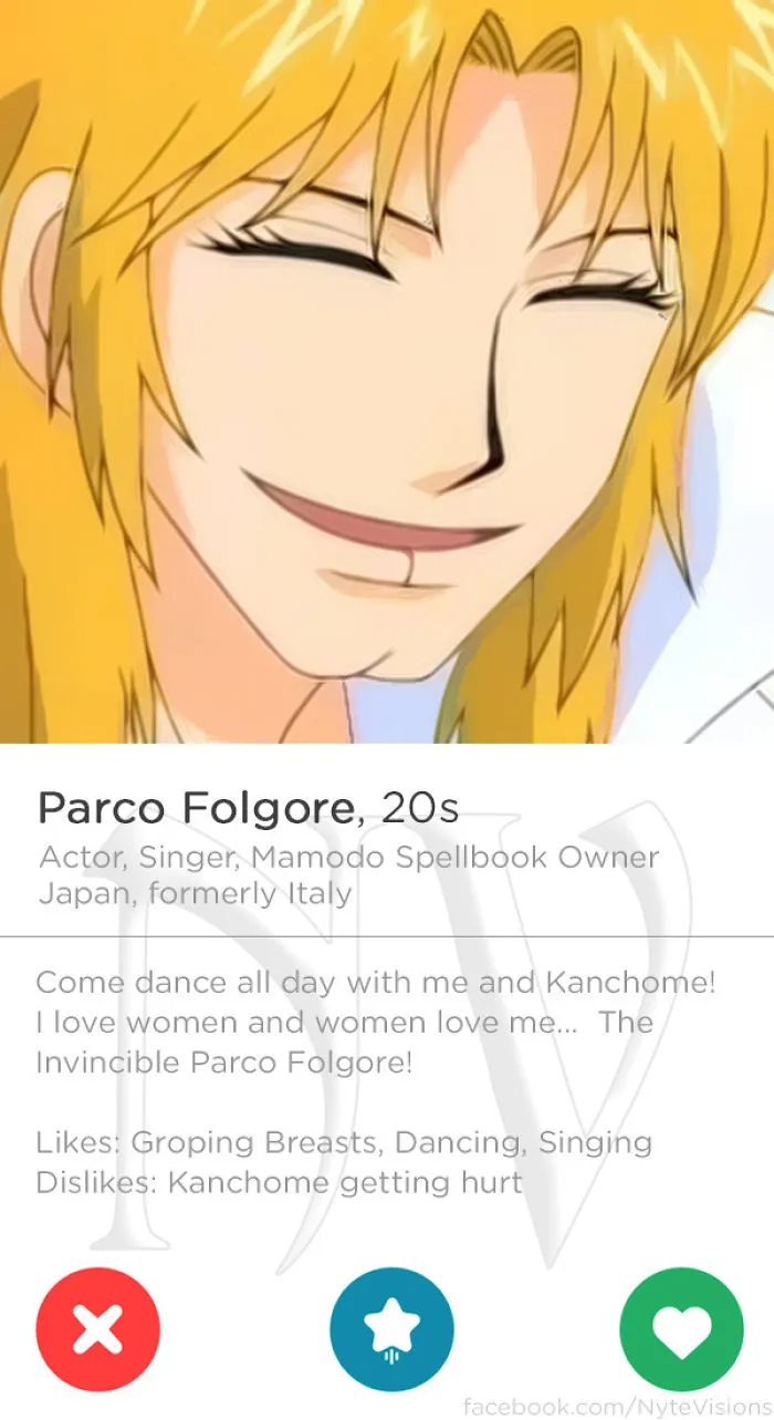 If Anime Characters Were On Tinder