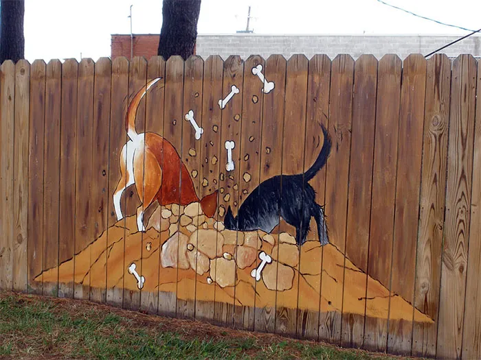 Painted Fence