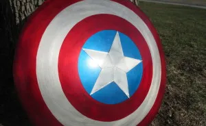 I Made A Captain America Shield From A Sled