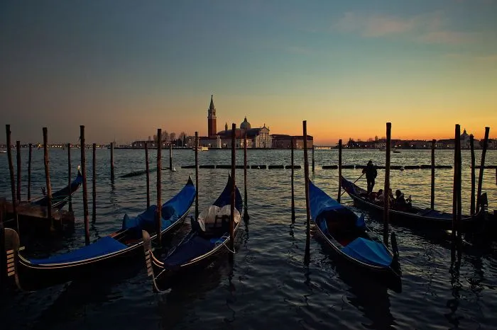 Lovely Sunset In Venice