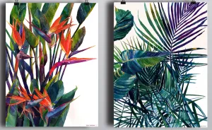 My Sister Painted Colourful Watercolour Jungle