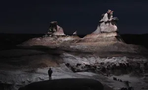 I Lit Landscapes At Night Using Drones With LEDs
