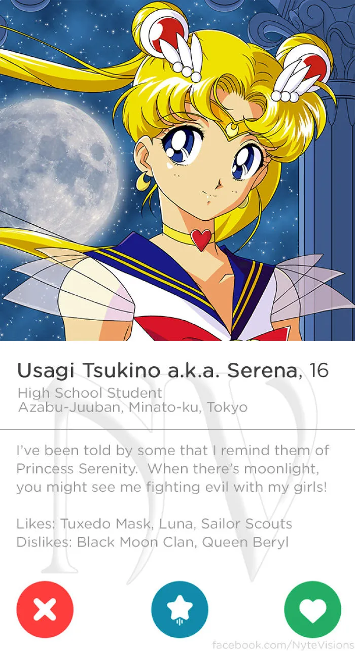 If Anime Characters Were On Tinder