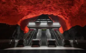 I Explored The Depths Of Stockholm To Capture Some Of The Coolest Metro Stations In The World