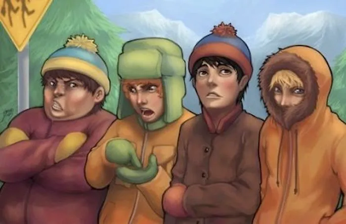 South Park At The Bus Stop