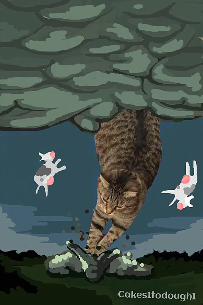Snapcats: I Draw My Cats Into Comical Situations Using Snapchat