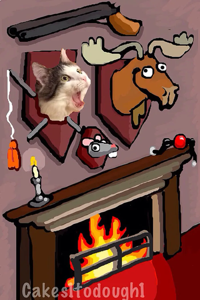 Snapcats: I Draw My Cats Into Comical Situations Using Snapchat