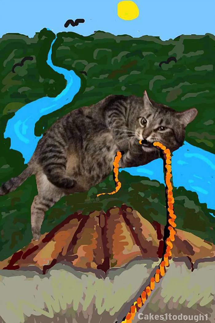 Snapcats: I Draw My Cats Into Comical Situations Using Snapchat