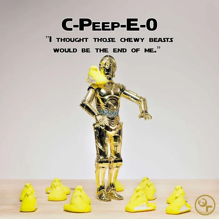 C3po +peeps = C-peep-e-o