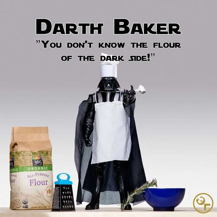 Darth Vader + Baking = Darth Baker