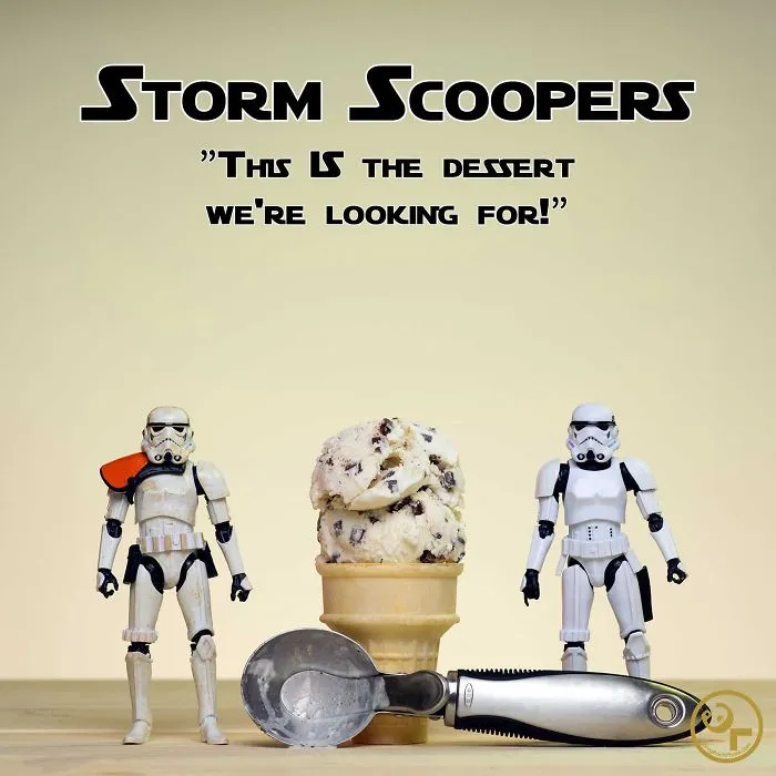 Storm Troopers + Ice Cream = Storm Scoopers