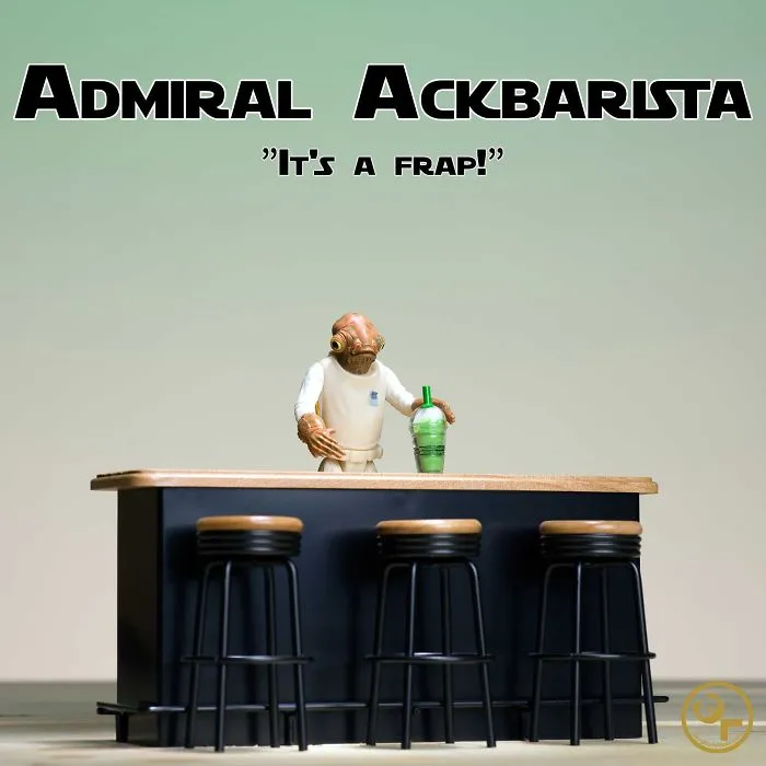 Admiral Ackbar + Starbucks = Admiral Ackbarista