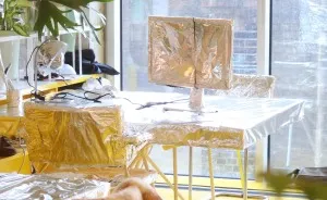 We Wrapped The Whole Office In Aluminium Foil On April Fool's